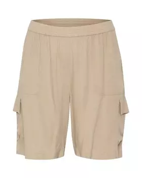 Шорты KAFFE CURVE Loose fit Cargo Pants Mille, бежевый