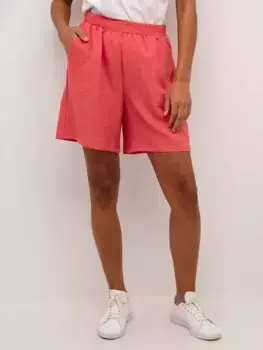 Шорты KAFFE Elise Elastic Waist Wide Leg, цвет cayenne