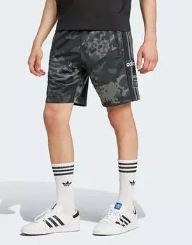 Шорты камуфляжные черного цвета adidas Originals