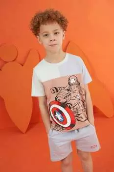 Шорты Капитана Америки Angel & Rocket, серый