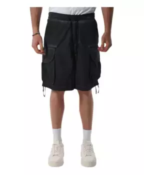 Шорты Карго Бермуды с эластичным поясом A Paper Kid, черный