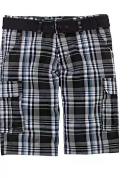 Шорты-карго Boston Park Regular Cargo Pants, черный/белый