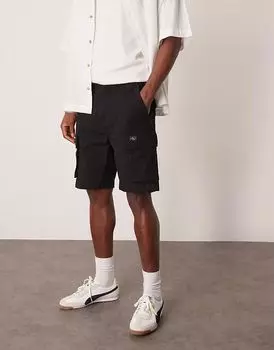 Шорты-карго Calvin Klein Jeans черного цвета