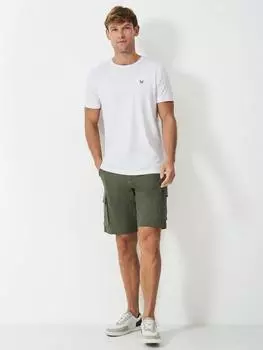 Шорты-карго Crew Clothing, цвет Olive Green