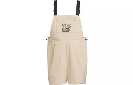 Шорты карго Disney X DB WV Dungaree женские светло-коричневые Adidas Originals