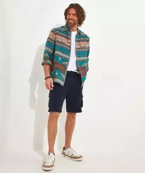 Шорты-карго длиной до колена с поясом Joe Browns, темно-синий