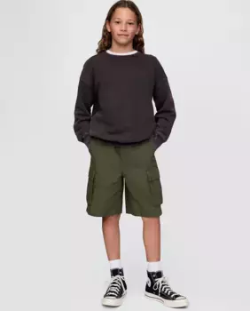Шорты-карго для мальчиков Gap, темно-зеленый