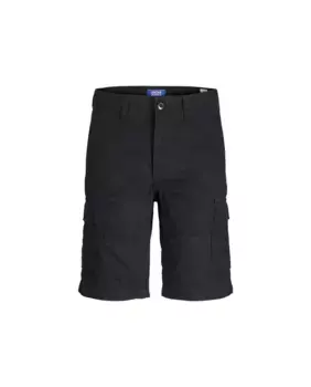 Шорты-карго для мальчиков стандартного кроя Jack & Jones, чёрный
