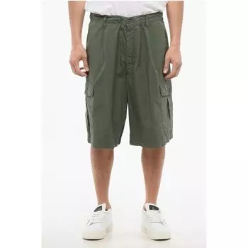 Шорты-карго EMPORIO из хлопка с завязками на шнурке Armani, Army