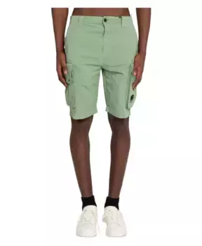 Шорты Карго из эластичного твила C.P. Company, зеленый