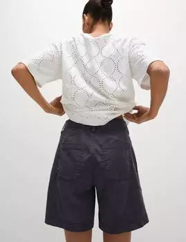 Шорты-карго из хлопковой смеси Marks & Spencer, цвет Nightshade