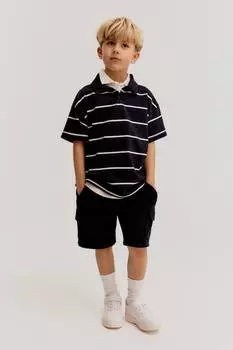 Шорты-Карго из трикотажной ткани H&M, синий