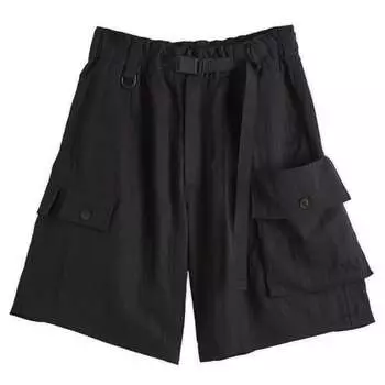 Шорты-Карго из твила Y-3, черный