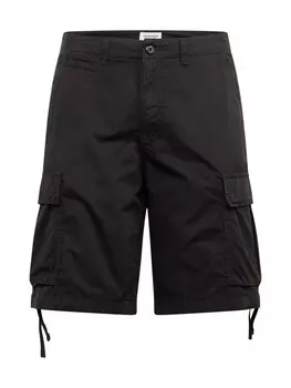 Шорты-карго JACK & JONES Loose fit Cargo Pants Cole Tucker, черный