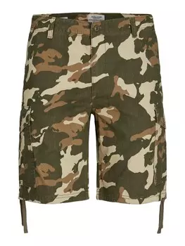 Шорты-карго JACK & JONES Regular Cargo Pants Marley, зеленый