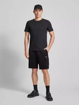 Шорты-карго классического кроя с эластичным поясом Michael Kors, черный