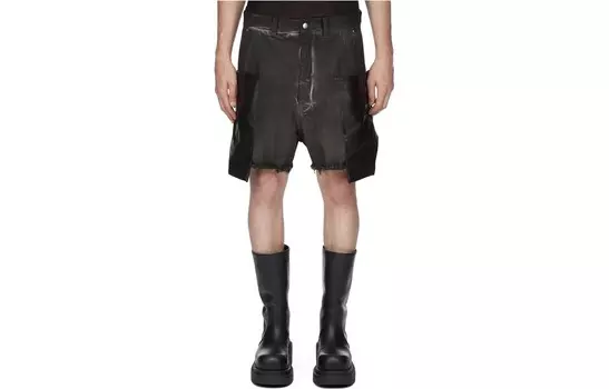 Шорты-карго мужские темно-серые Rick Owens, темно-серый