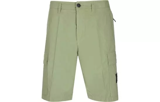 Шорты-карго мужские зеленые Stone Island, зеленый