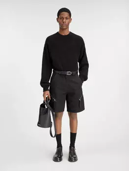Шорты-карго на молнии JACQUEMUS The Marrone shorts, черный
