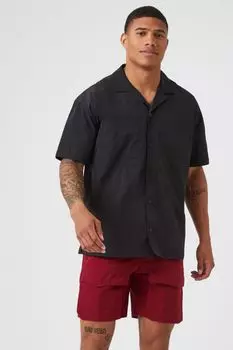 Шорты-карго на шнурке Forever 21, бордовый