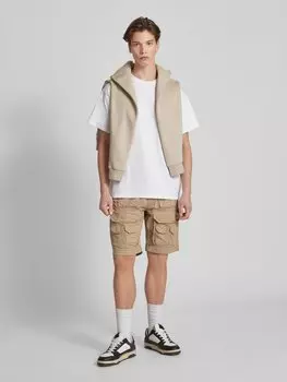 Шорты-карго прямого кроя с этикеткой, модель «BATTLE SHORT» Alpha Industries, песочный