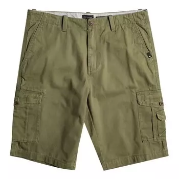 Шорты карго Quiksilver Crucialbattlesh, зеленый