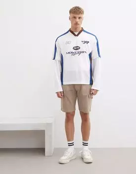 Шорты-карго River Island Regular fit цвета Stone - легкие