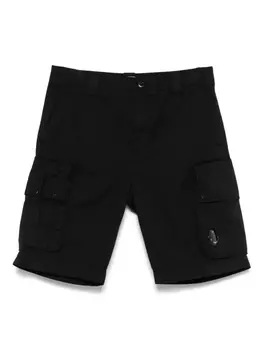 Шорты карго с декором Lens C.P. Company, черный