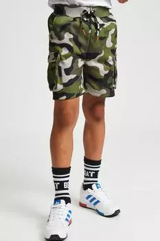 Шорты карго с камуфляжным принтом 'Revolve' Beat Boyz Club, хаки