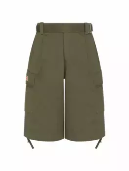 Шорты карго с логотипом Kenzo, зелёный