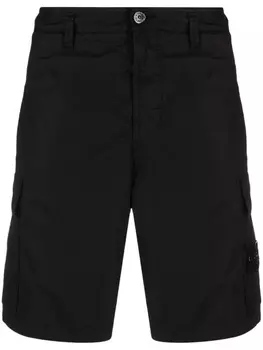 Шорты карго с нашивкой Compass Stone Island, черный