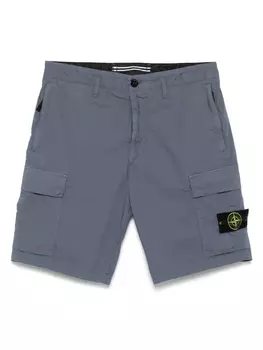 Шорты карго с нашивкой Compass Stone Island, синий