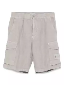 Шорты карго с нашивкой Compass Stone Island, серый