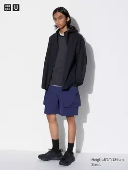 Шорты-Карго с парашютом Uniqlo, синий
