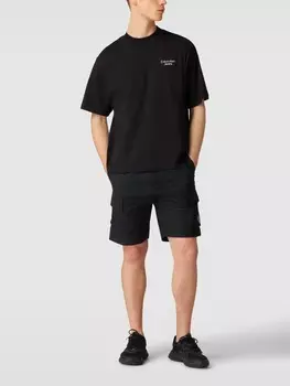 Шорты-карго с пришитыми лейблами Calvin Klein Jeans, черный