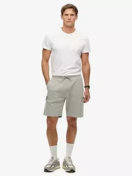 Шорты-карго с технологичным логотипом Superdry, цвет Slate Iron