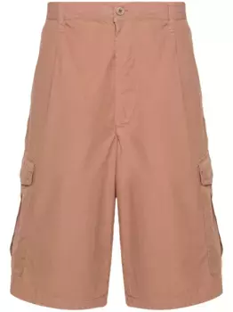 Шорты карго со складками EMPORIO ARMANI, коричневый