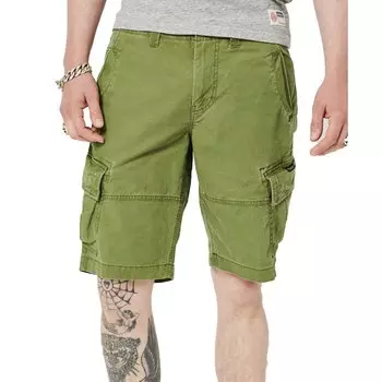 Шорты карго Superdry Vintage Core, зеленый