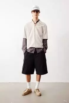 Шорты-Карго свободного кроя H&M, черный