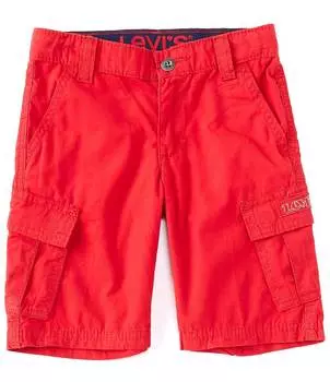 Шорты-карго свободного кроя Levi's Little Boys 2T-7, красный