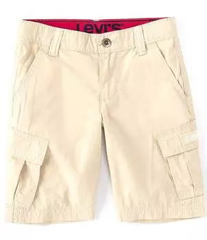 Шорты-карго свободного кроя Levi's Little Boys 2T-7, бежевый