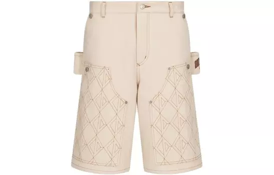 Шорты-карго Tears мужские Off White Dior, кремовый