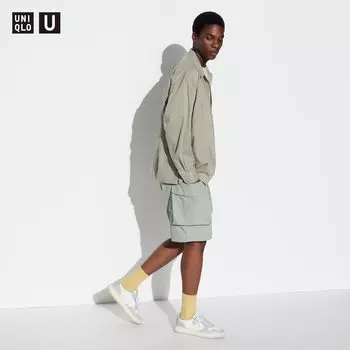 Шорты-карго Uniqlo Parachute, серый