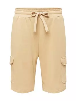 Шорты-карго Urban Classics Regular Cargo Pants, светло-бежевый
