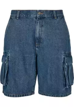 Шорты-карго URBAN CLASSICS " Urban Classics Men's Cargo Shorts из органического денима" (1 шт.), цвет Indigo Washed