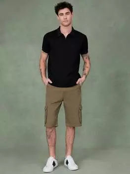 Шорты Карл Карго Guess Factory, цвет dusty sage