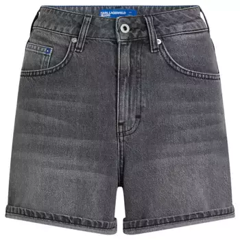 Шорты Karl Lagerfeld A2W10040 High waist denim, серый