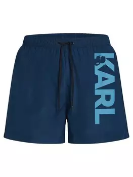 Шорты Karl Lagerfeld, цвет marine blue/Light blue