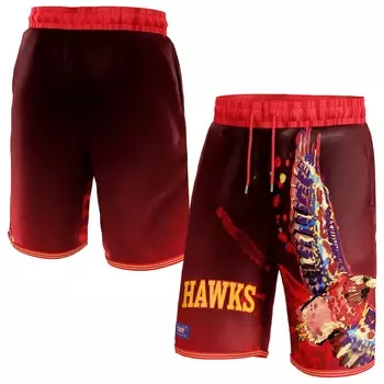 Шорты KidSuper Atlanta Hawks, красный