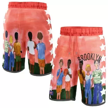 Шорты KidSuper Brooklyn Nets, черный